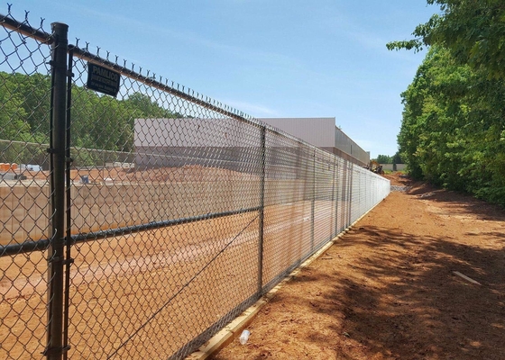 Taman Pertanian Olahraga Baja Logam 9 Gauge Digunakan Chain Link Pagar