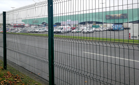 3d Curved Pvc Outdoor Lapisan Welded Wire Mesh Pagar Untuk Taman Dan Pertanian Perlindungan Pagar 3d
