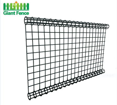 Pvc Coated 6ft Tinggi Taman Metal Mesh Anggar Lingkaran Ganda