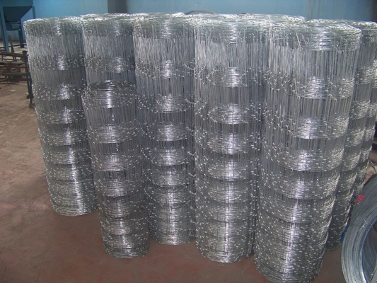 Standar Australia 0.8m Panel Pagar Pertanian Pra Galvanis Woven Wire Mesh