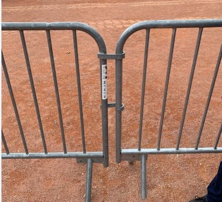 Hot Dip Galvanized Setelah Las Gaya Prancis Bike Rack Temporary Barricade Fence